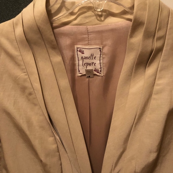 Nanette Lepore 3/4 Sleeve Raincoat - Picture 3 of 4
